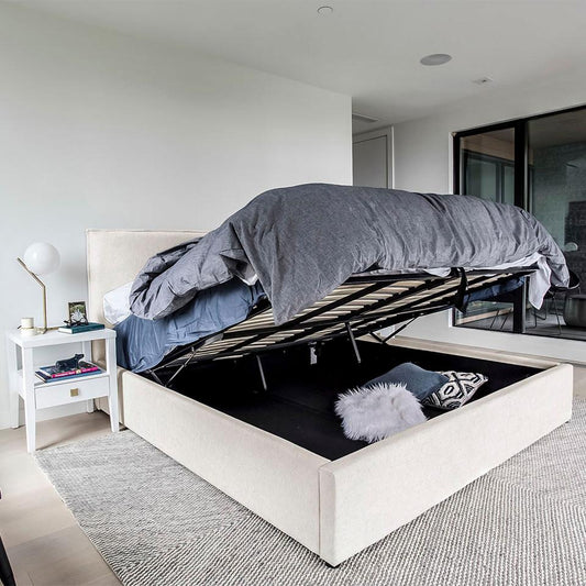 Julia Storage Bed - Cream