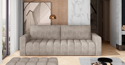 Lazaro Condo Style 3 Seater Storage Sleeper Sofa - Multiple Colors Available