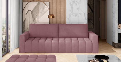 Lazaro Condo Style 3 Seater Storage Sleeper Sofa - Multiple Colors Available