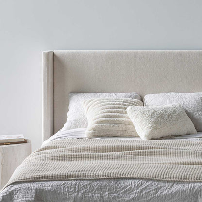 ReForm Creative Home Angie Queen Drawer Storage Bed - Cream Free Delivery USA & Canada