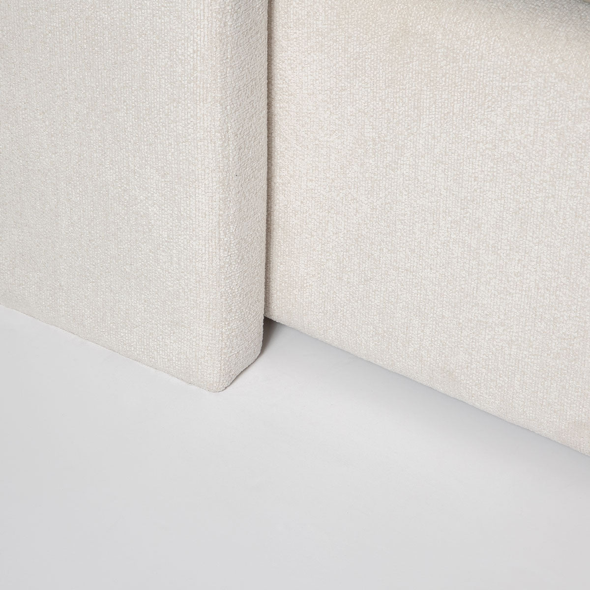 ReForm Creative Home Angie Queen Drawer Storage Bed - Cream Free Delivery USA & Canada