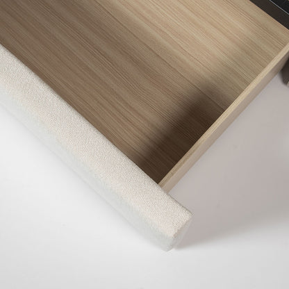 ReForm Creative Home Angie Queen Drawer Storage Bed - Cream Free Delivery USA & Canada