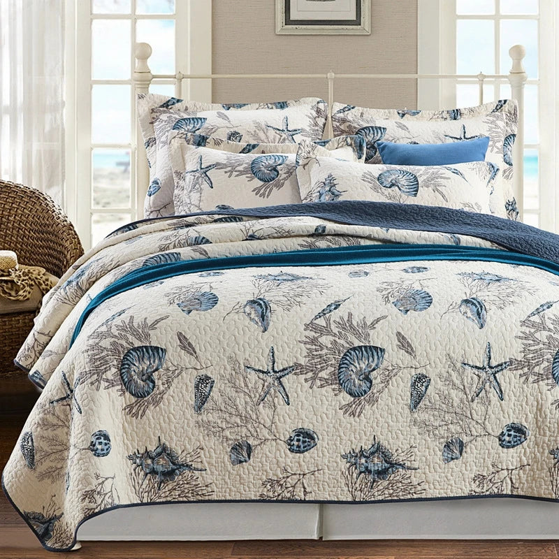 Ophelia 3 Pc Light Weight Quilted Comforter Set - Multiple Options