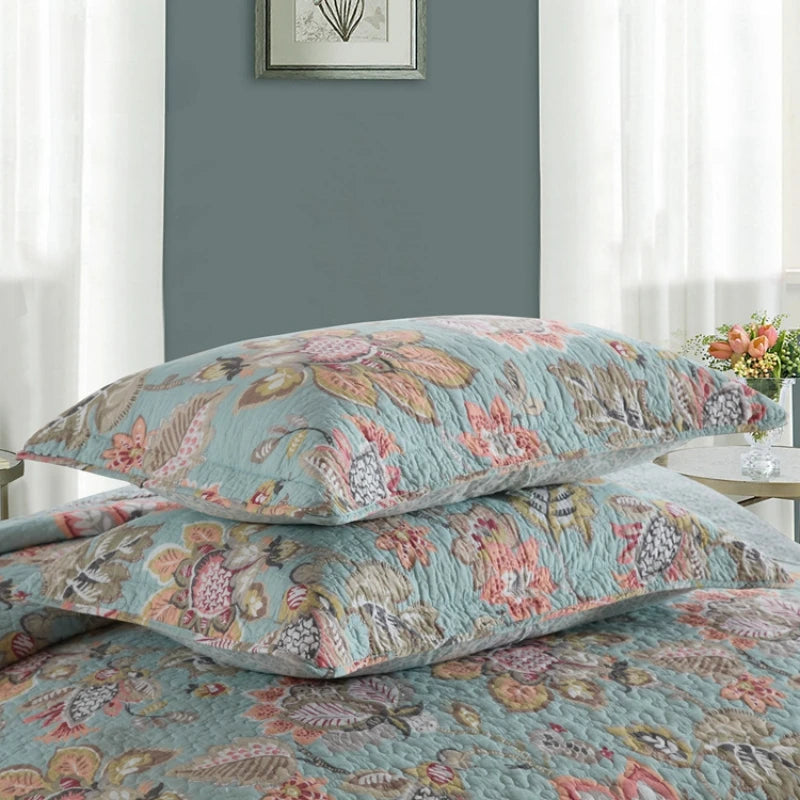 Ophelia 3 Pc Light Weight Quilted Comforter Set - Multiple Options