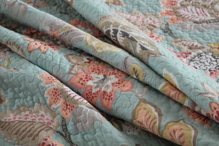 Ophelia 3 Pc Light Weight Quilted Comforter Set - Multiple Options