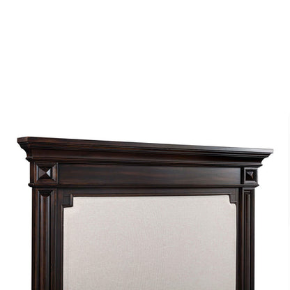 ReForm Creative Home-Westwood Upholstered Retro Vintage Wood Bed - Brown