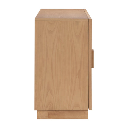 Marais 72" Natural Wood Storage Media Console/TV Stand - Multiple Color Options