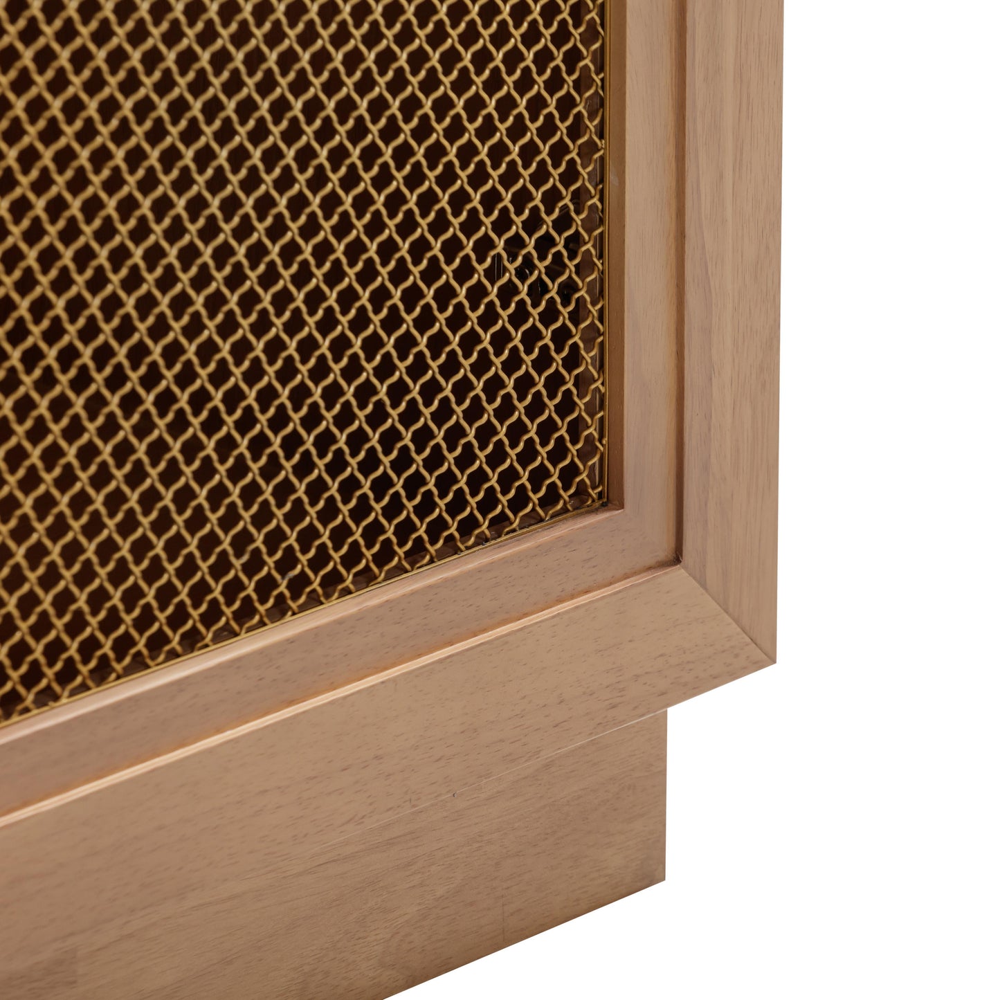 Marais 72" Natural Wood Storage Media Console/TV Stand - Multiple Color Options