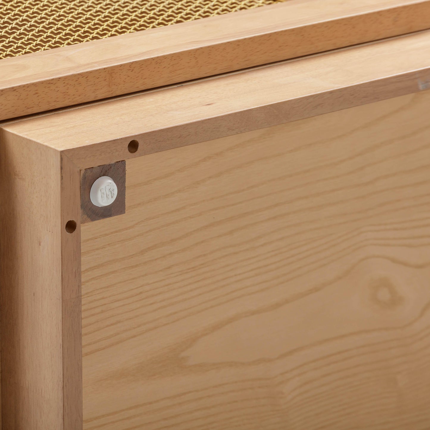 Marais 72" Natural Wood Storage Media Console/TV Stand - Multiple Color Options