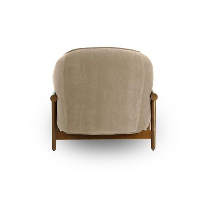 Brian Upcycled Chenille Luxury Accent Chair - Multiple Color Options