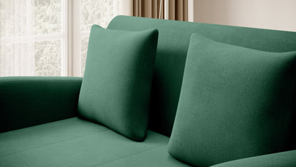 Ario Condo Style 2 Seater Storage Sleeper Sofa - Green
