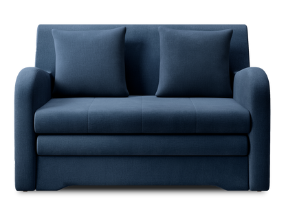 Ario Condo Style 2 Seater Storage Sleeper Sofa - Blue