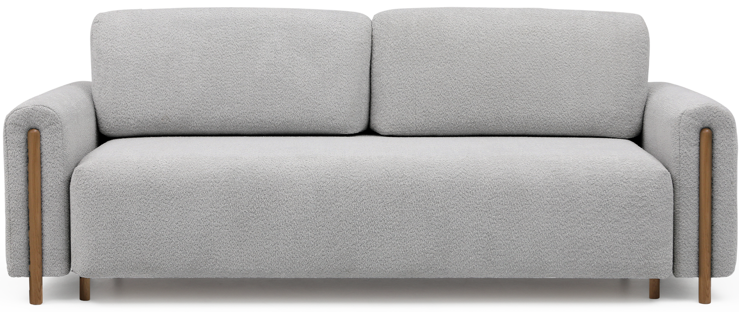 Arcadova 3 Seater Storage Sleeper Sofa - Grey