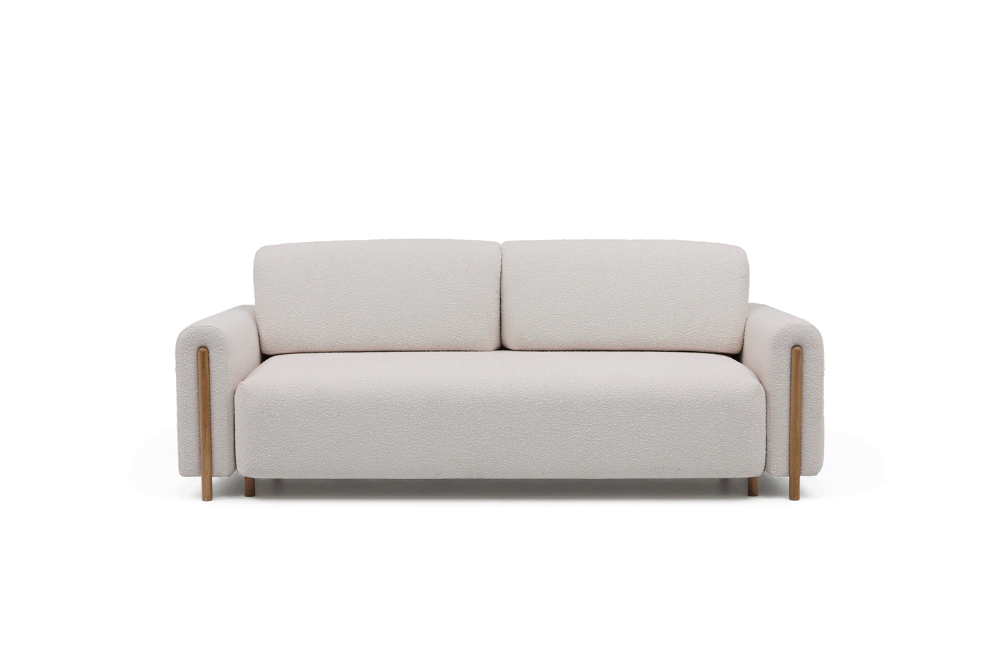 Arcadova 3 Seater Storage Sleeper Sofa - Beige