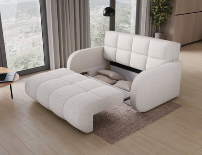 ReForm Creative Home Deverio 3 Seater Condo Size Storage Sleeper Sofa - White-Free Delivery-USA & CANADA