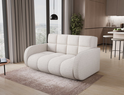 ReForm Creative Home Deverio 3 Seater Condo Size Storage Sleeper Sofa - White-Free Delivery-USA & CANADA