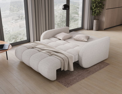 ReForm Creative Home Deverio 3 Seater Condo Size Storage Sleeper Sofa - White-Free Delivery-USA & CANADA