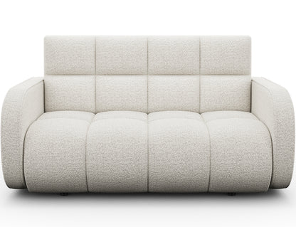 Deverio 3 Seater Condo Size Storage Sleeper Sofa - White