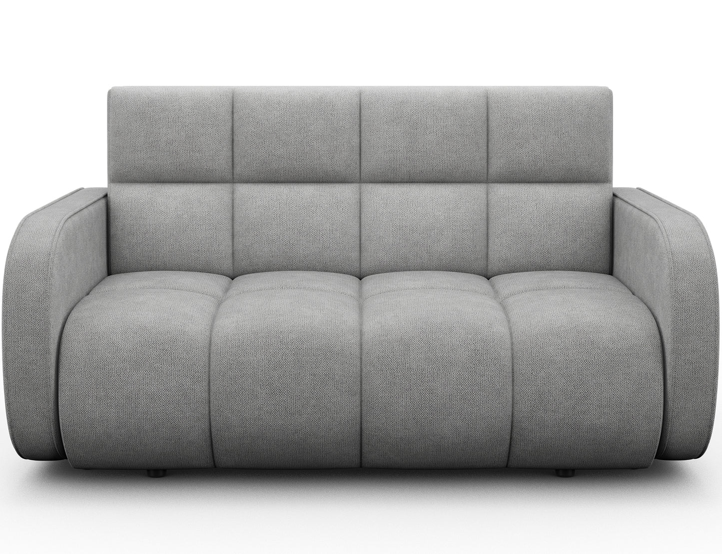 Deverio 3 Seater Condo Size Storage Sleeper Sofa - Light Grey
