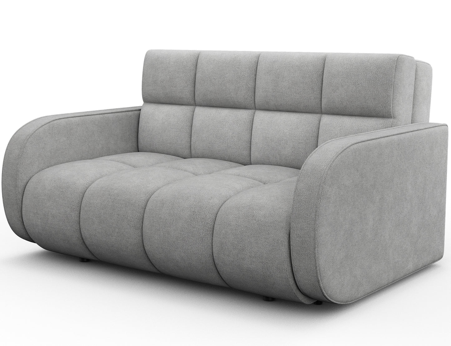 Deverio 3 Seater Condo Size Storage Sleeper Sofa - Light Grey