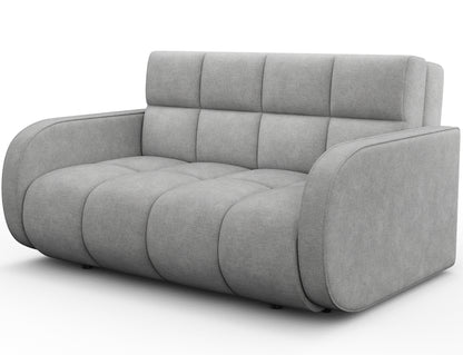 Deverio 3 Seater Condo Size Storage Sleeper Sofa - Light Grey