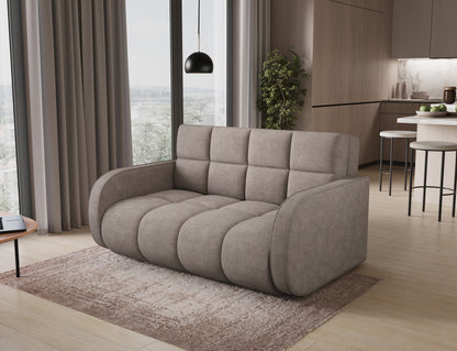 ReForm Creative Home Deverio 3 Seater Condo Size Storage Sleeper Sofa - Mocha Brown-Free Delivery-USA & CANADA
