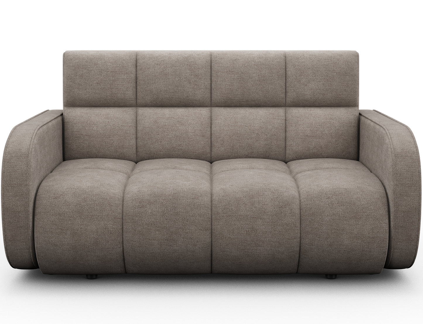 Deverio 3 Seater Condo Size Storage Sleeper Sofa - Mocha Brown