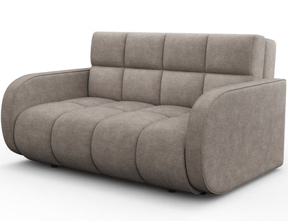 Deverio 3 Seater Condo Size Storage Sleeper Sofa - Mocha Brown