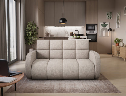 ReForm Creative Home Deverio 3 Seater Condo Size Storage Sleeper Sofa - Beige-Free Delivery-USA & CANADA