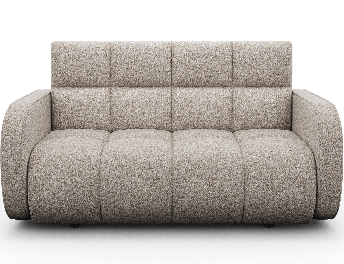 Deverio 3 Seater Condo Size Storage Sleeper Sofa - Beige