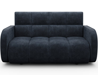 ReForm Creative Home Deverio 3 Seater Condo Size Storage Sleeper Sofa - Navy Blue-Free Delivery-USA & CANADA