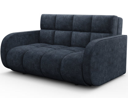 Deverio 3 Seater Condo Size Storage Sleeper Sofa - Navy Blue