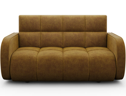 Deverio 3 Seater Condo Size Storage Sleeper Sofa - Mustard