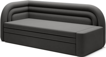 Fabillo Storage Sleeper Sofa - Dark Grey