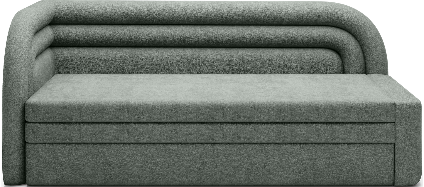 Fabillo Storage Sleeper Sofa - Moss Green