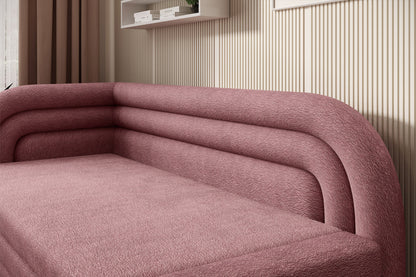 Fabillo Storage Sleeper Sofa - Blush