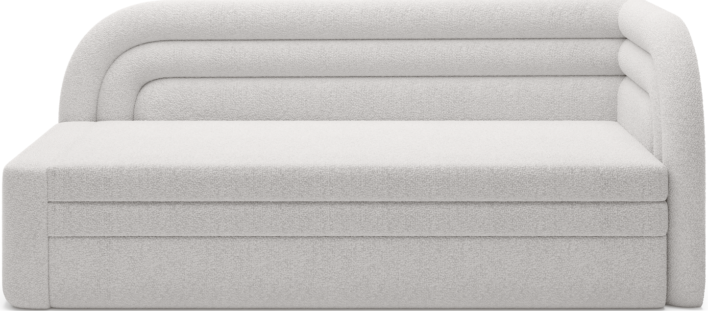 Fabillo Storage Sleeper Sofa - Pearl White