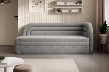 Fabillo Storage Sleeper Sofa - Light Grey