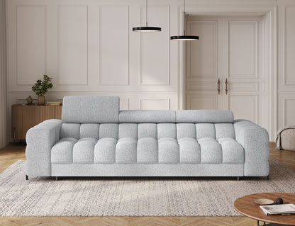 ReForm Creative Home Festello 3 Seater Sleeper Chaise Sofa - Light Grey-Free Delivery-USA & CANADA