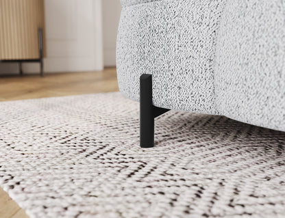 ReForm Creative Home Festello 3 Seater Sleeper Chaise Sofa - Light Grey-Free Delivery-USA & CANADA