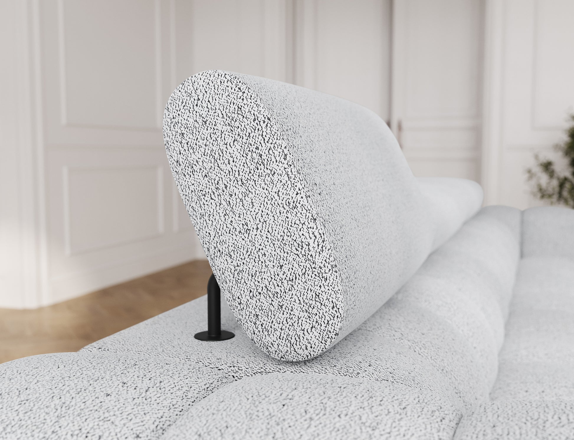 ReForm Creative Home Festello 3 Seater Sleeper Chaise Sofa - Light Grey-Free Delivery-USA & CANADA