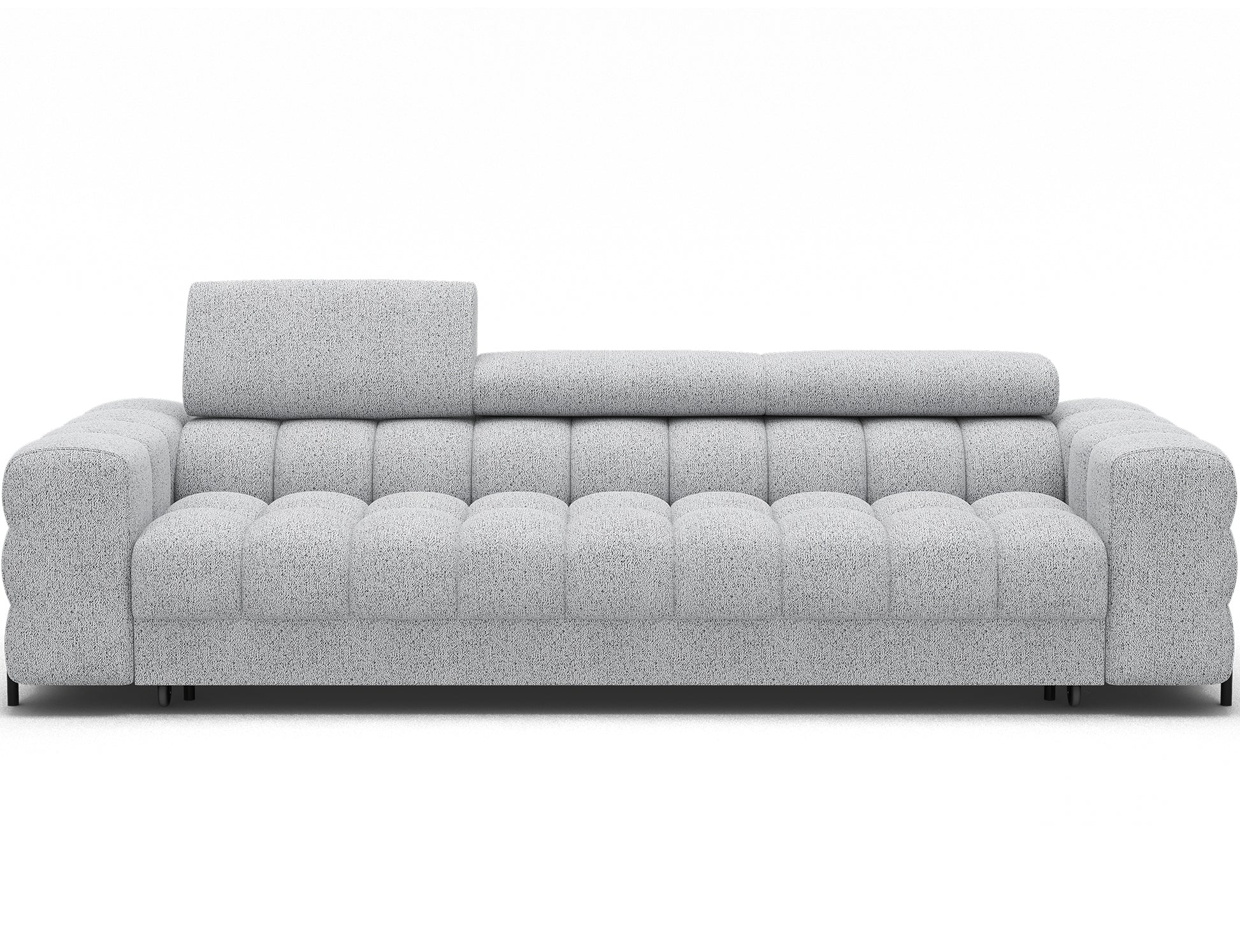 ReForm Creative Home Festello 3 Seater Sleeper Chaise Sofa - Light Grey-Free Delivery-USA & CANADA