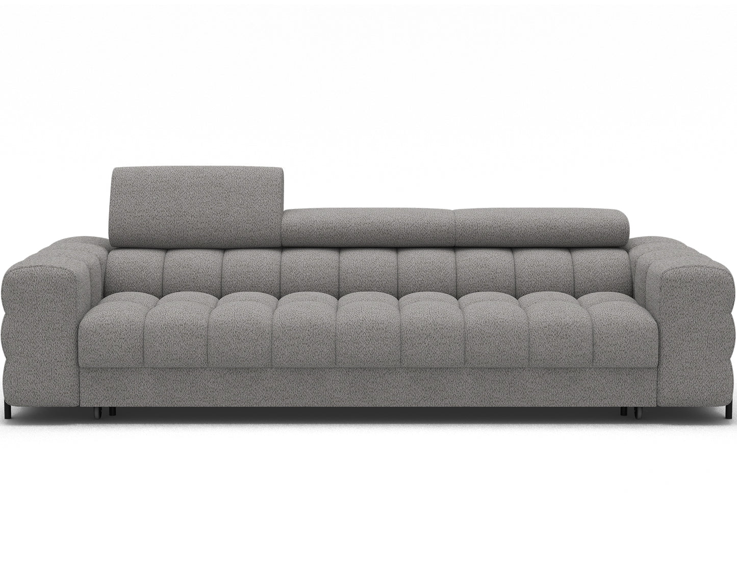 Festello 3 Seater Sleeper Chaise Sofa - Grey