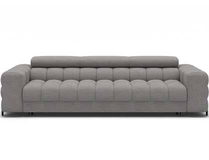 Festello 3 Seater Sleeper Chaise Sofa - Grey