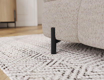 Festello 3 Seater Sleeper Chaise Sofa - Beige