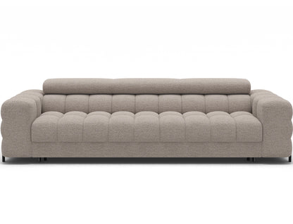 Festello 3 Seater Sleeper Chaise Sofa - Beige