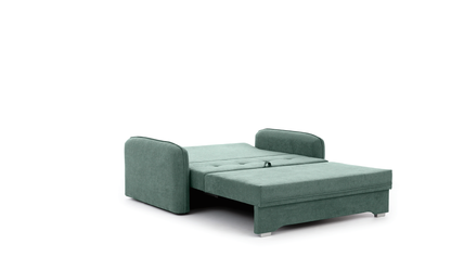 Laine Condo Style 2 Seater Storage Sleeper Sofa - Jade Green