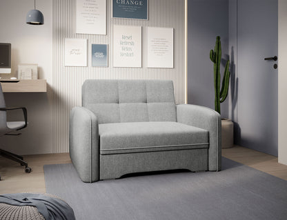 Laine Condo Style 1 Seater Storage Sleeper Sofa - Light Grey