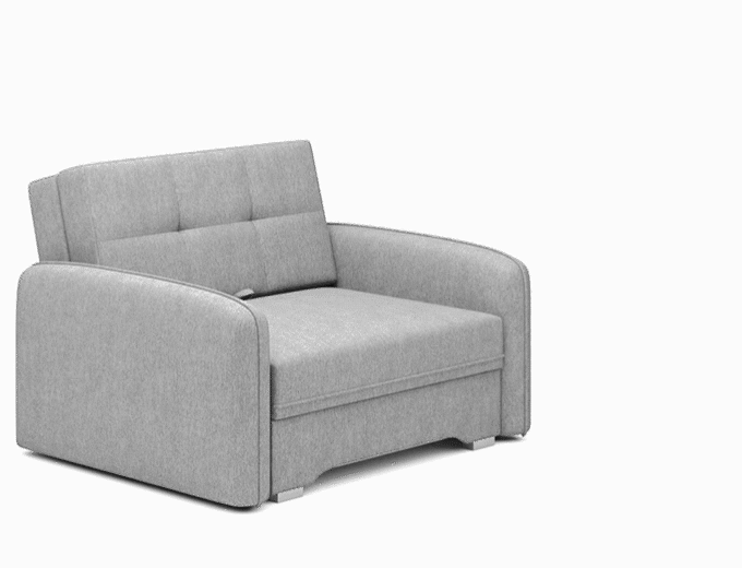 Laine Condo Style 1 Seater Storage Sleeper Sofa - Light Grey