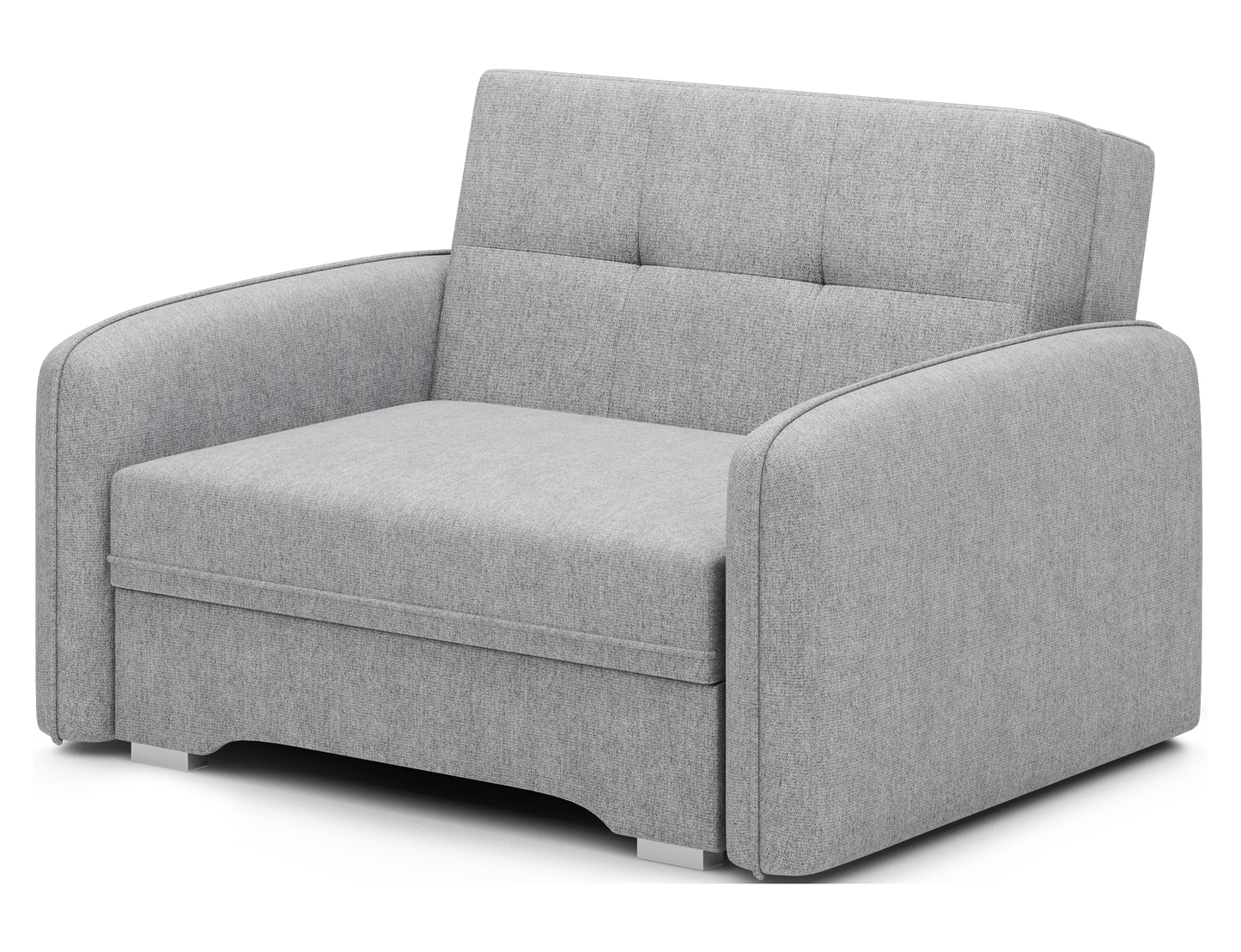 Laine Condo Style 1 Seater Storage Sleeper Sofa - Light Grey